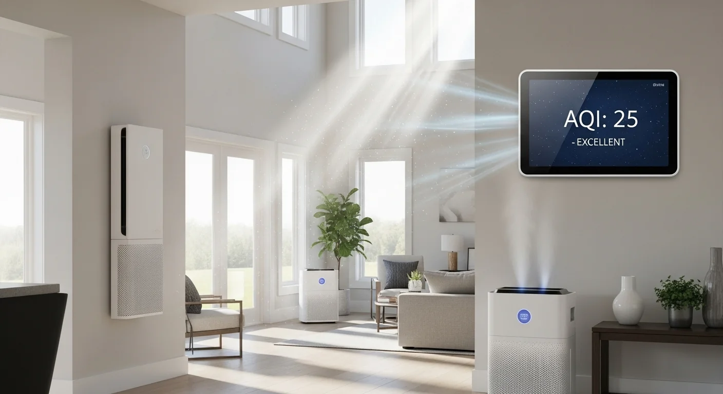 Professional indoor air quality solutions and air purification systems for NYC homes and apartments - clean healthy air